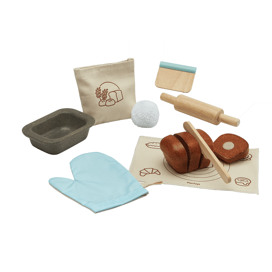 Plan Toys -Bread Loaf Set Toddler And Pretend Play Plan Toys   