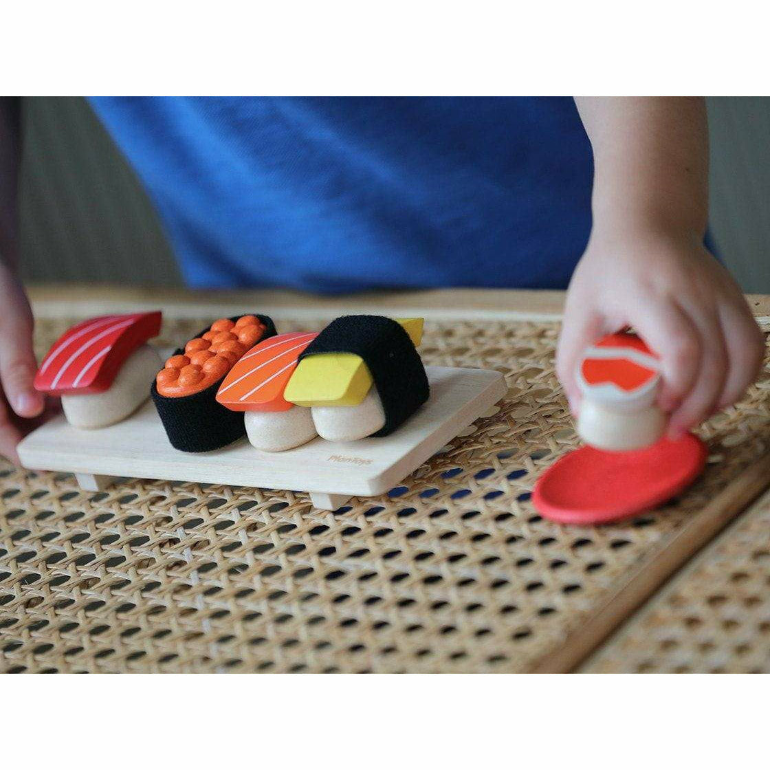 Toy sushi shop set