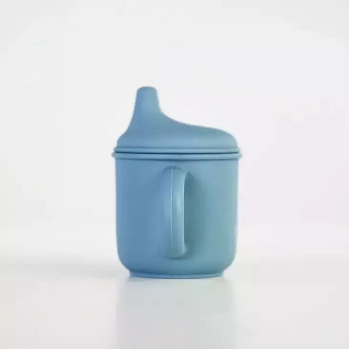 Miminoo Silicone Sippy Cup with lid and handles Petrol Mealtime Miminoo   