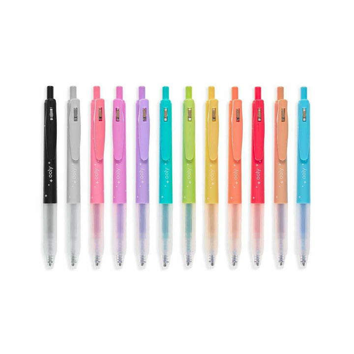 Ooly Oh my Glitter! Retractable Gel Pens - Set of 12 Markers Ooly   