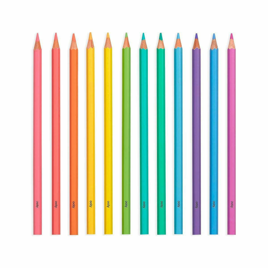 Ooly Pastel Hues Colored Pencils Set of 12 Pencils Ooly   