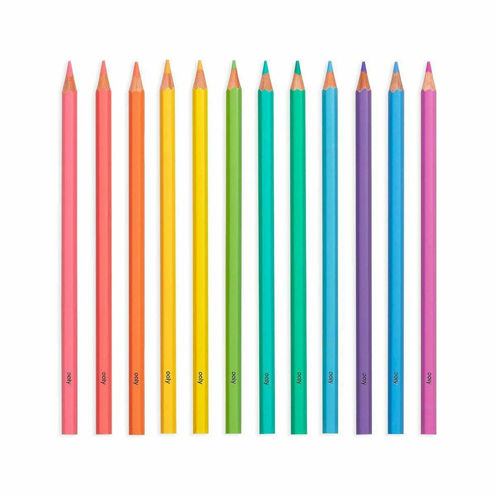 Ooly Pastel Hues Colored Pencils Set of 12 Pencils Ooly   