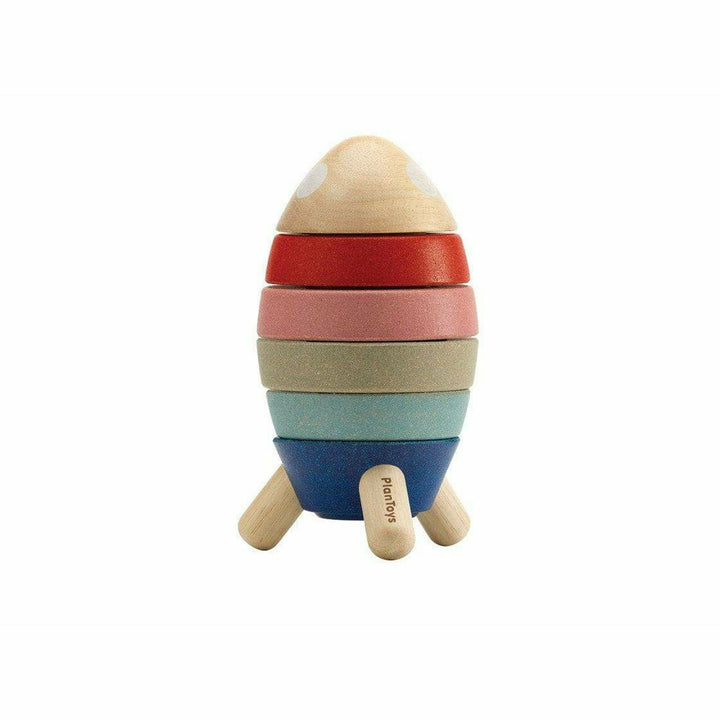 Plan Toys Stacking Rocket - Orchard Toddler And Pretend Play Plan Toys   