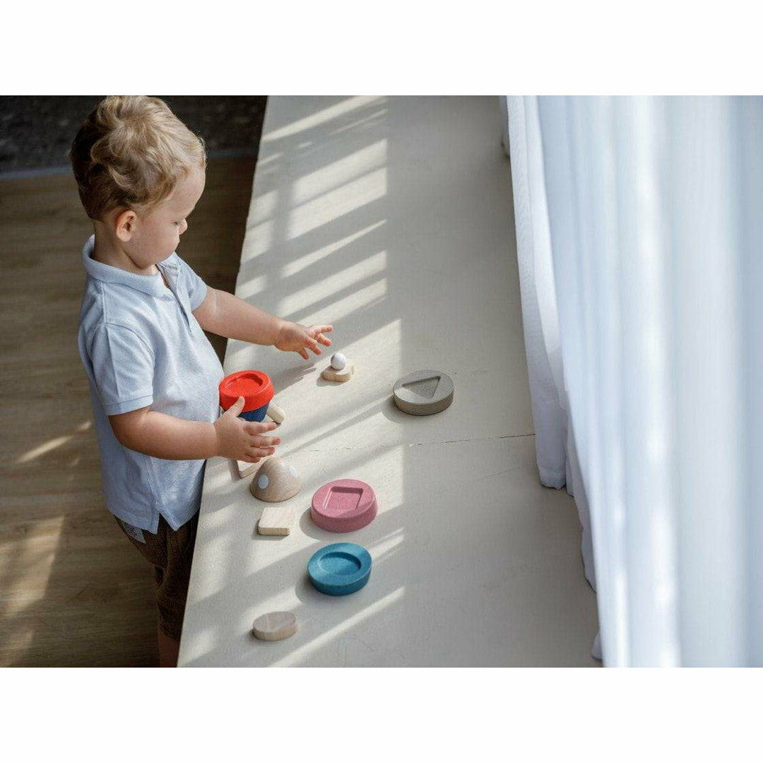 Plan Toys Stacking Rocket - Orchard Toddler And Pretend Play Plan Toys   