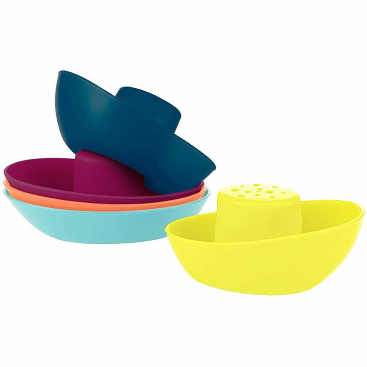 Boon Fleet Stacking Boats - Blue Multi Bath Time Boon   