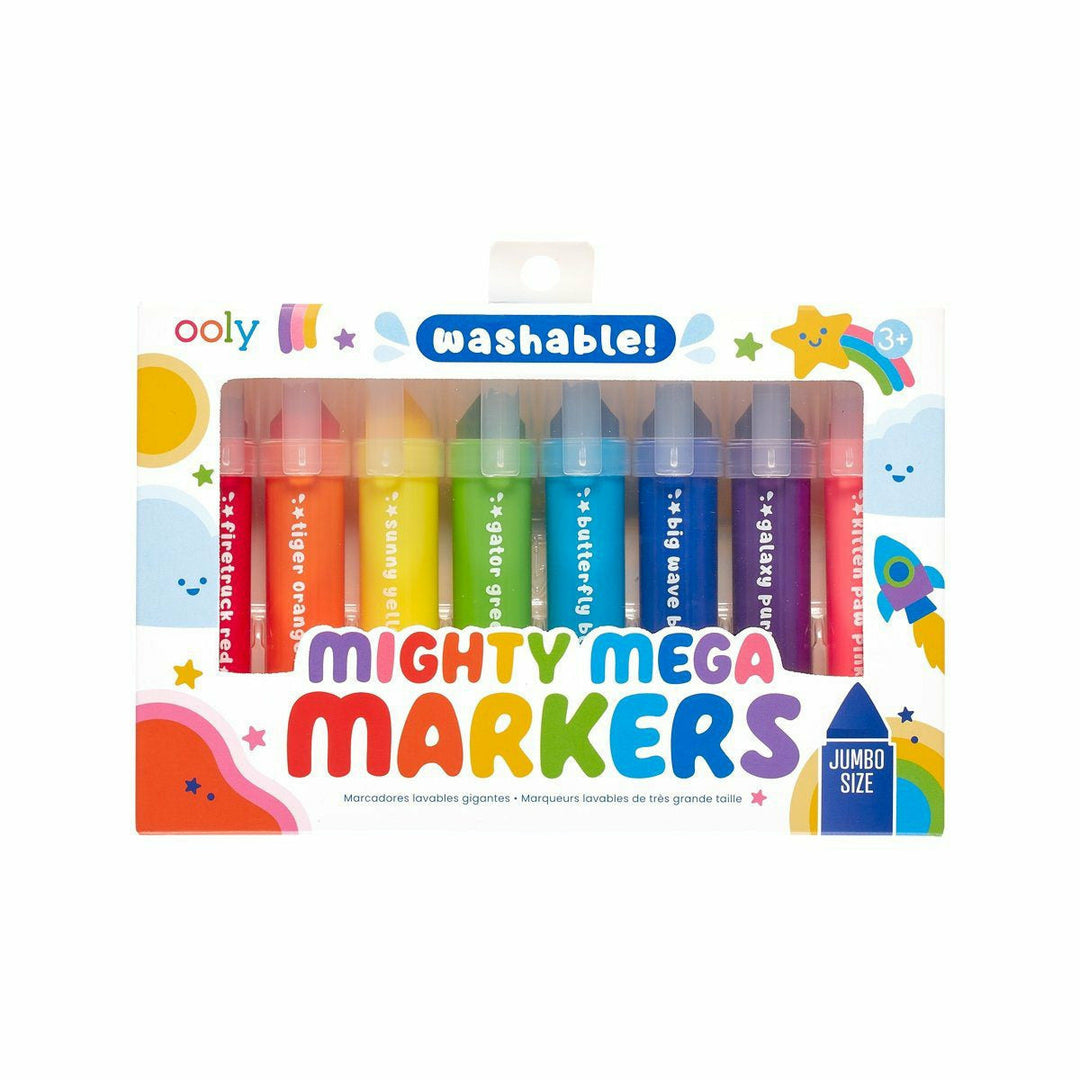 Ooly Mighty Mega Markers Set Of 8 Markers Ooly   