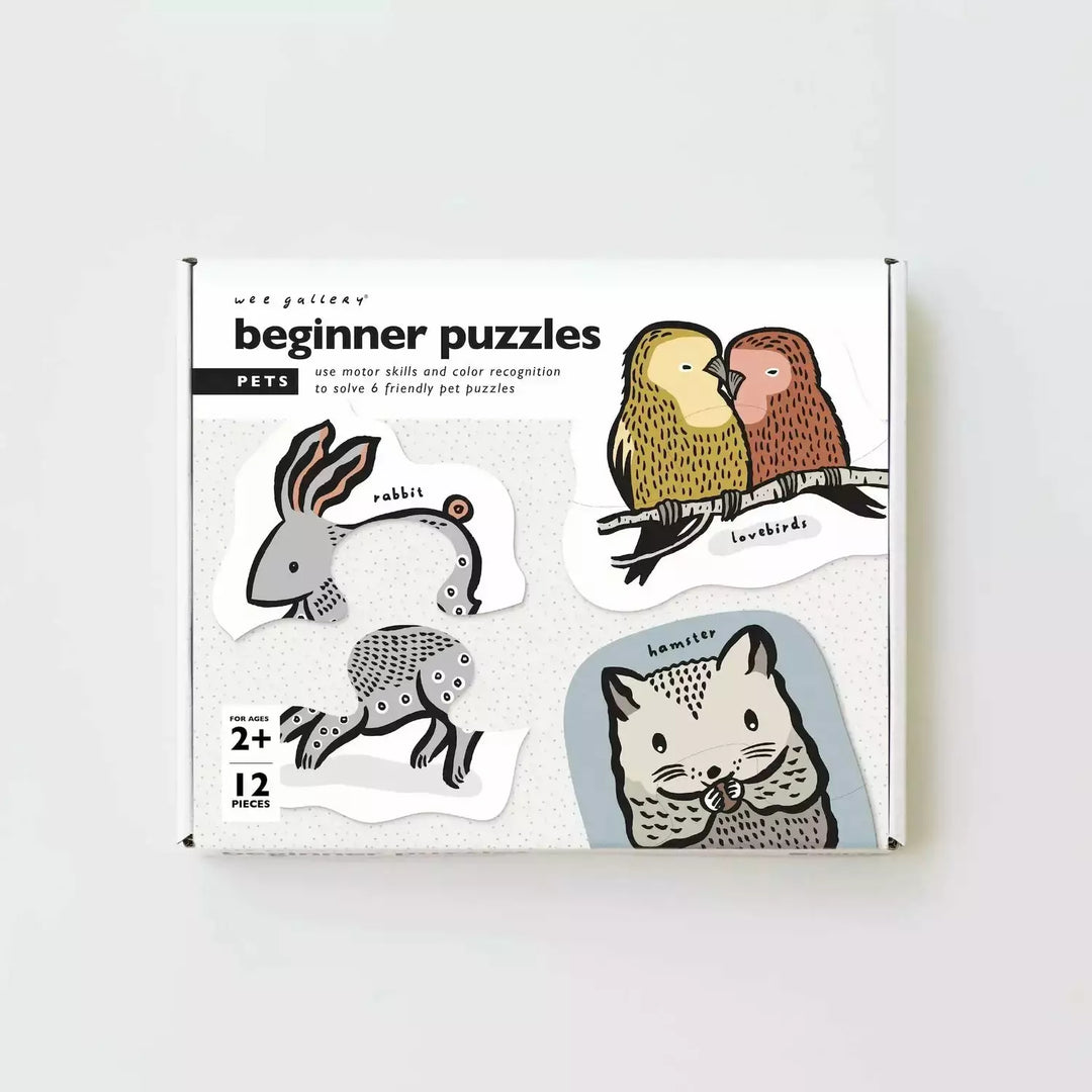 Wee Gallery Beginner Puzzles - Pets Wooden Toys Wee Gallery   