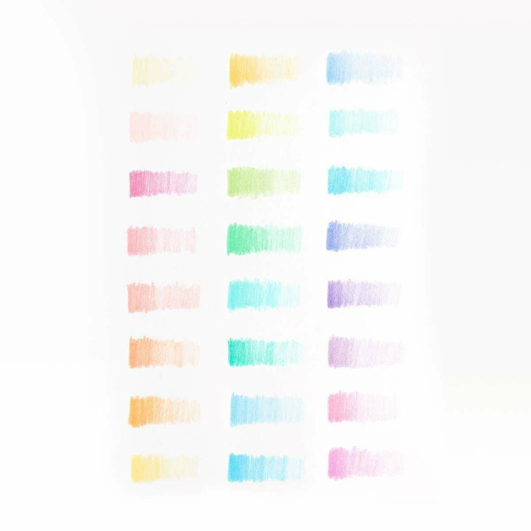 Ooly Pastel Hues Colored Pencils Set of 24 Pencils Ooly   