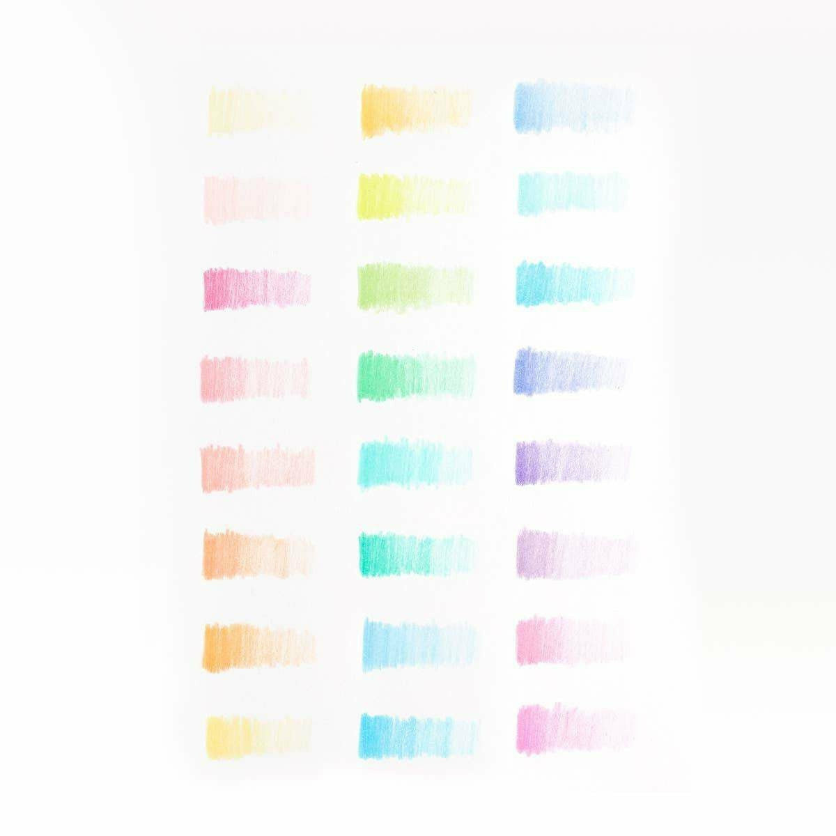 Ooly Pastel Hues Colored Pencil Set of 24