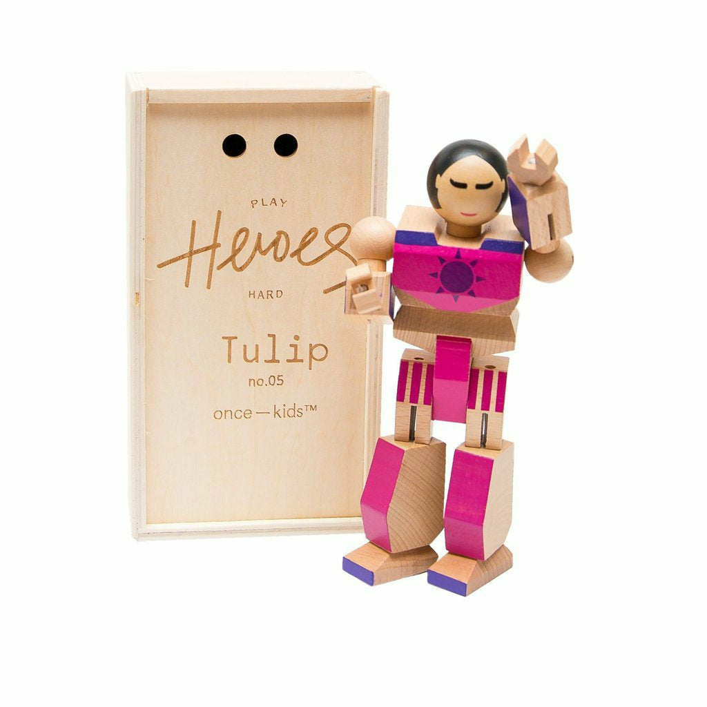 Playhard Heroes #5 Tulip Wooden Toys Playhard Heroes   