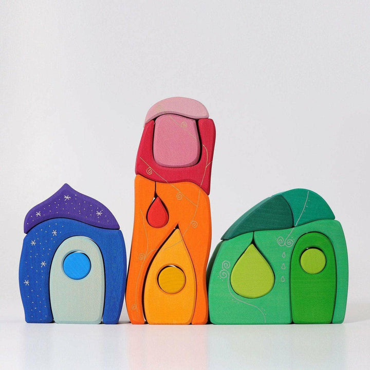 Grimm's Fairy Tale Village Wooden Toys Grimm's   