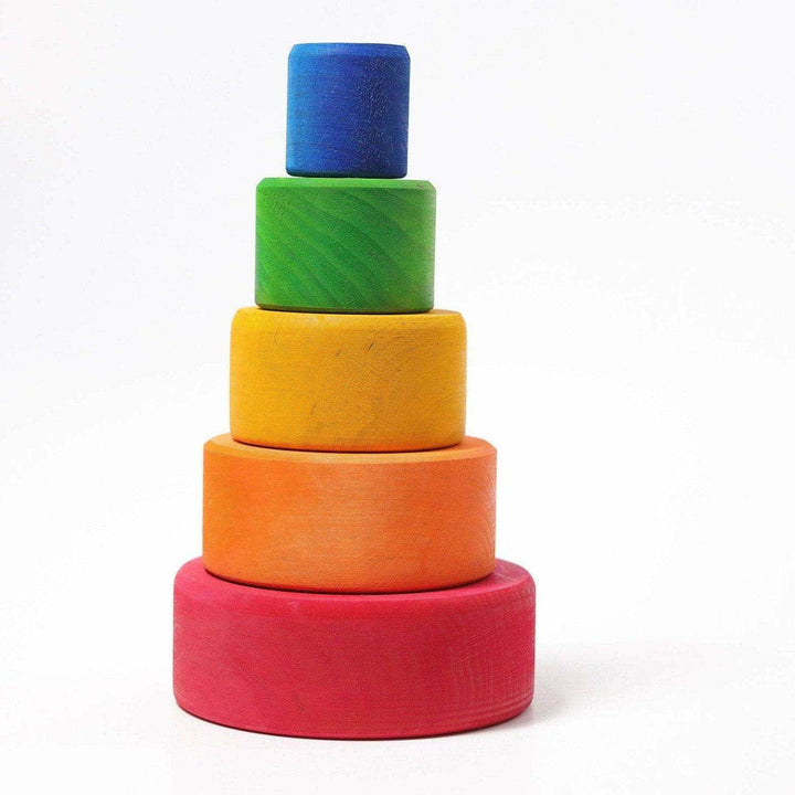 Grimm's Set of Bowls - Outside Red Wooden Toys Grimm's   