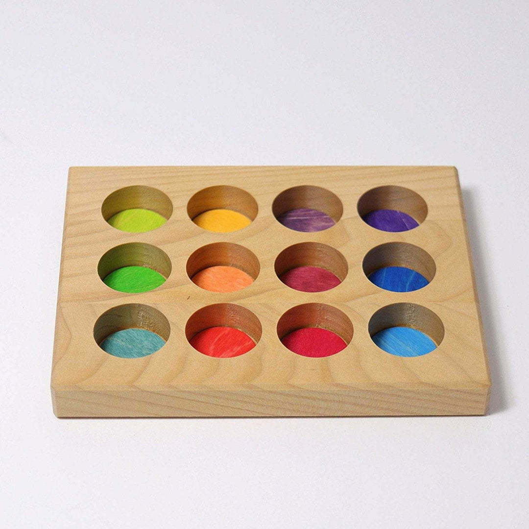 Grimm's Sorting Board Rainbow Wooden Toys Grimm's   