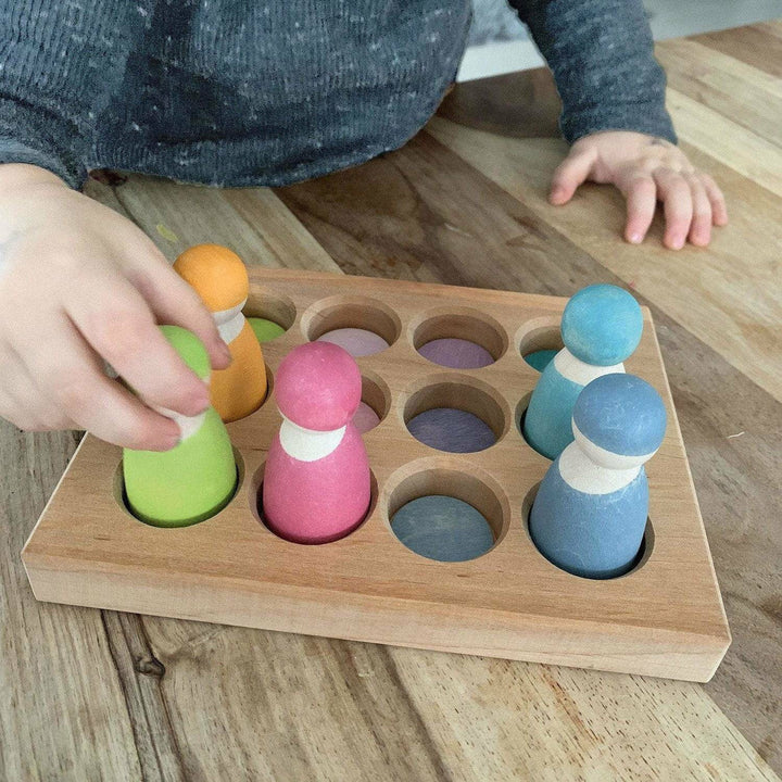 Grimm's Sorting Board Pastel Wooden Toys Grimm's   