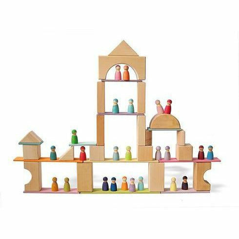 Grimm's Pastel Building Boards Toddler And Pretend Play Grimm's   