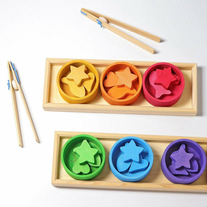 Grimm's Rainbow Bowls Sorting Game Sorting & Stacking Toys Grimm's   