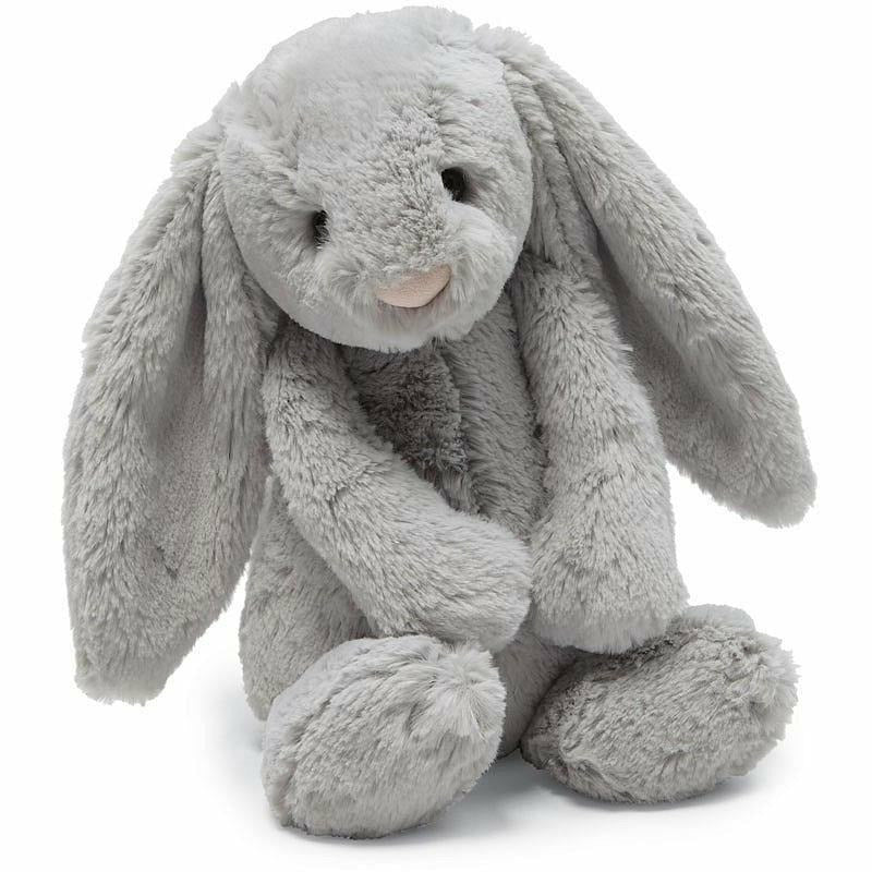Jellycat Bashful Grey Bunny - Huge Bunnies Jellycat   
