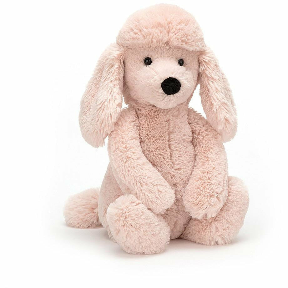 Jellycat Bashful Poodle Pup Blush Dogs & Puppies Jellycat   