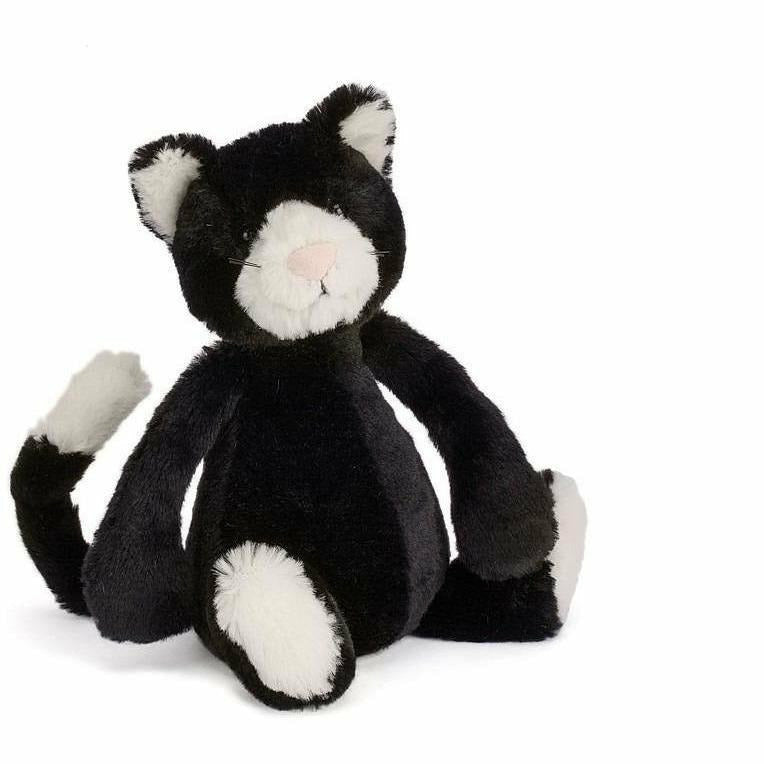 Jellycat Bashful Black & White Kitten - Small Cats & Kittens Jellycat   