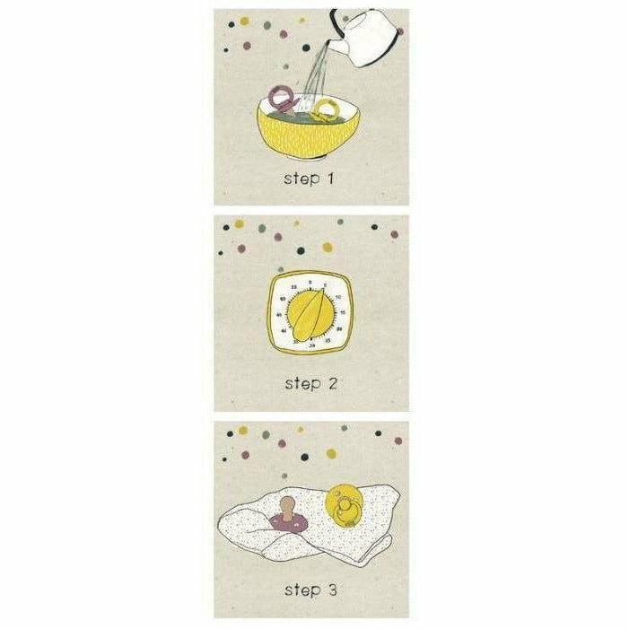 BIBS USA- Natural Rubber Pacifier 2 Pack - Heather Pacifiers and Teething BIBS USA   