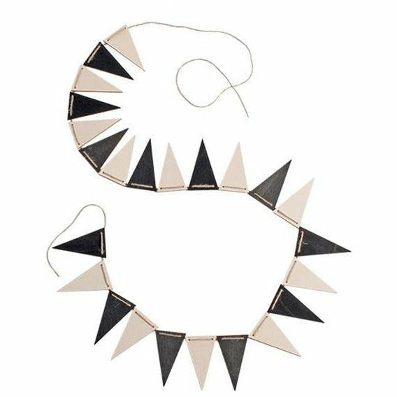 Grimm's Pennant Banner Monochrome Wooden Toys Grimm's   