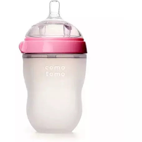 240ml/ 8oz Baby Water Bottle with Straw Wide Mouth Milk Feeding