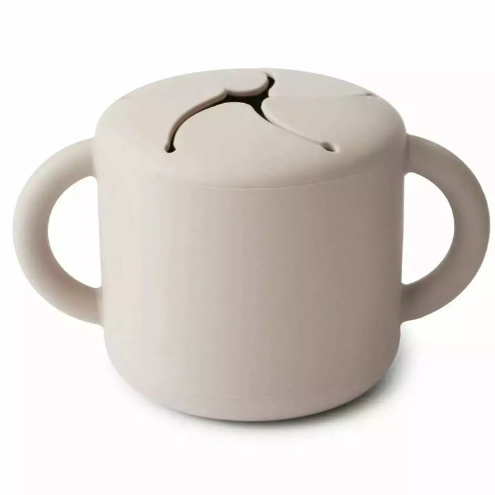 Mushie Snack Cup Mealtime Mushie Ivory  