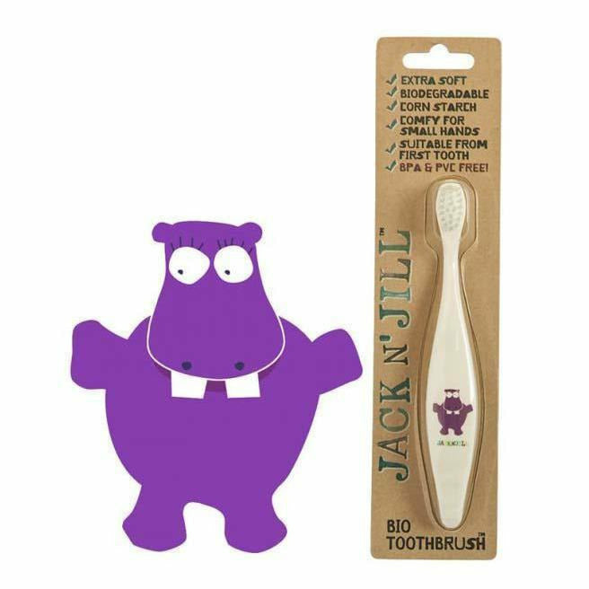 Jack N' Jill Bio Toothbrush - Hippo Natural Toiletries Jack N' Jill   