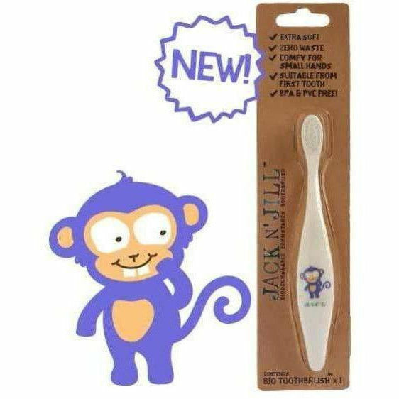 Jack N' Jill Bio Toothbrush - Monkey Natural Toiletries Jack N' Jill   