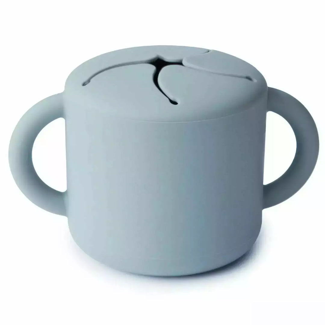 Mushie Snack Cup Mealtime Mushie Powder Blue  