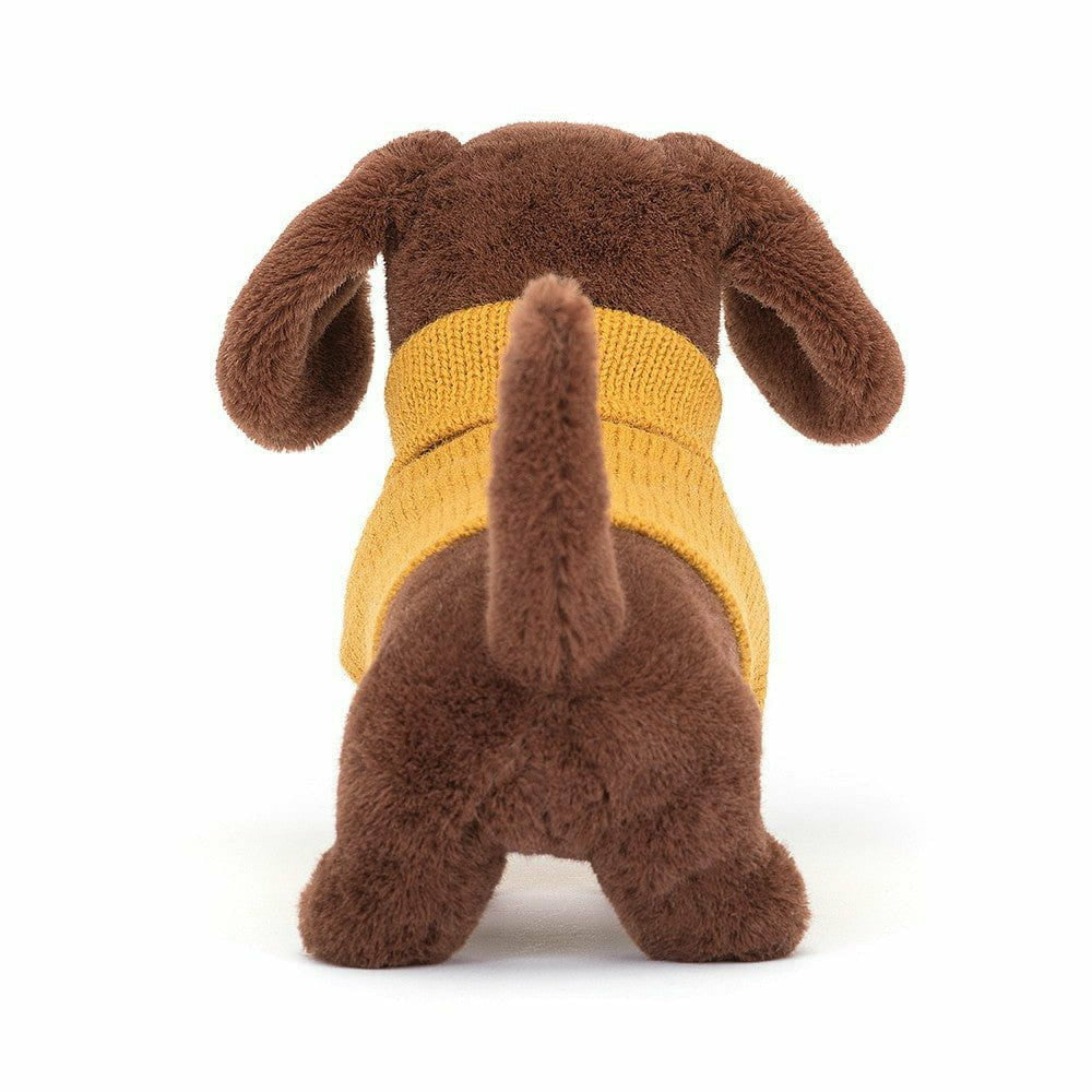 Jellycat Sweater Sausage Dog Stuffed Animal