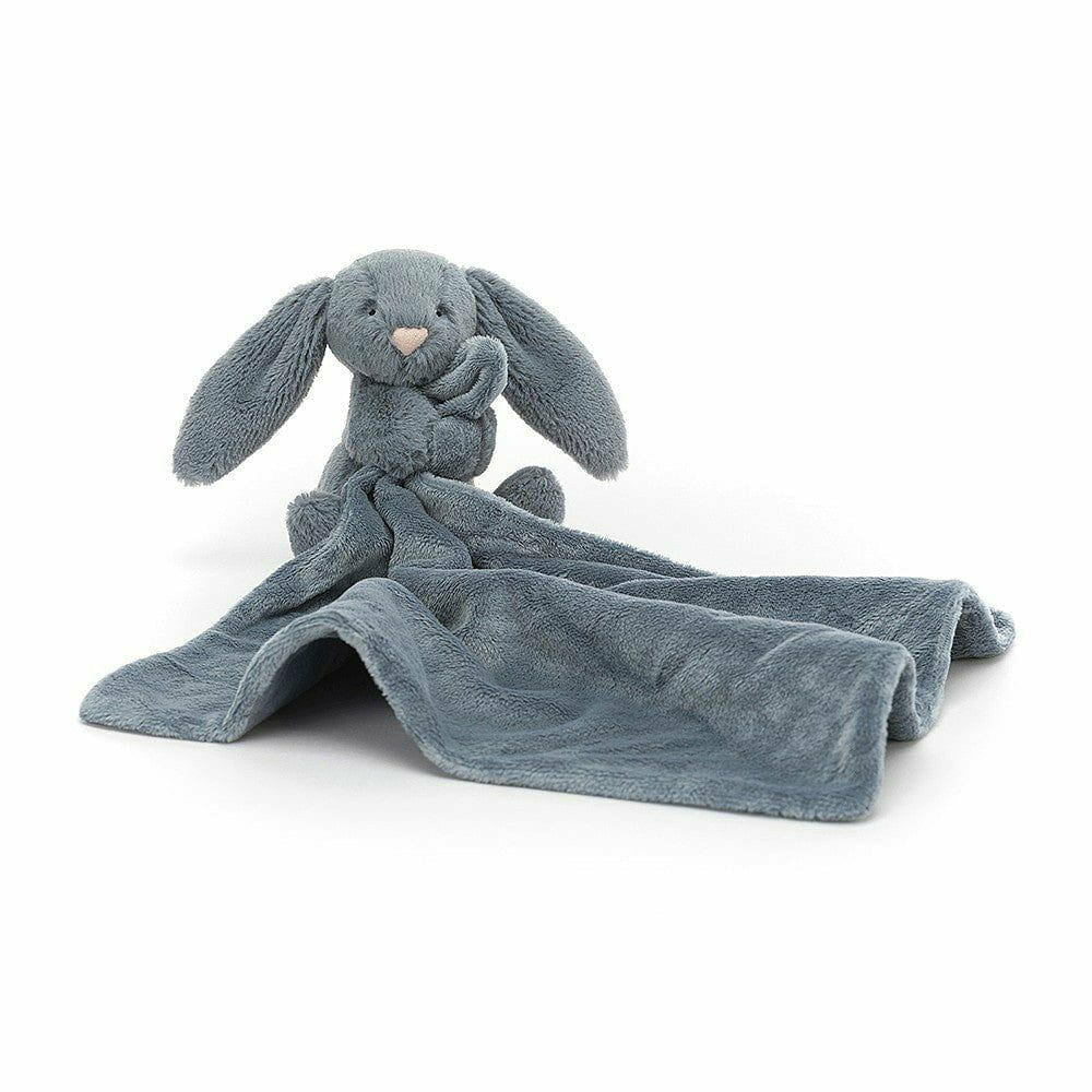 Jellycat Bashful Dusky Blue Bunny Soother Soother Jellycat   