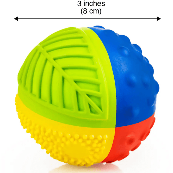 CaaOcho Natural Rainbow Sensory Ball 3" Pacifiers and Teething CaaOcho   
