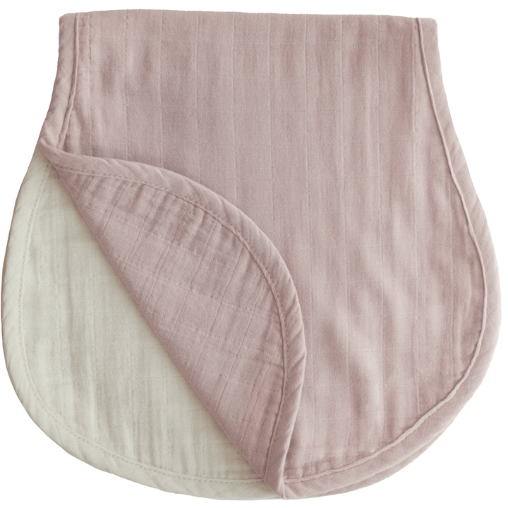 Mushie Muslin Burp Cloths Swaddles & Blankets Mushie Blush/Fog  