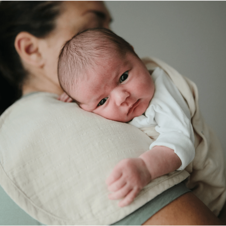 Mushie Muslin Burp Cloths Mealtime Mushie