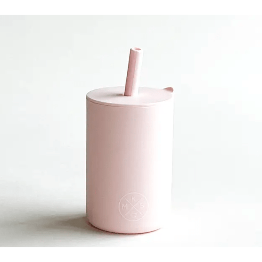 Miminoo Training Straw Cup - Soft Pink Mealtime Miminoo   