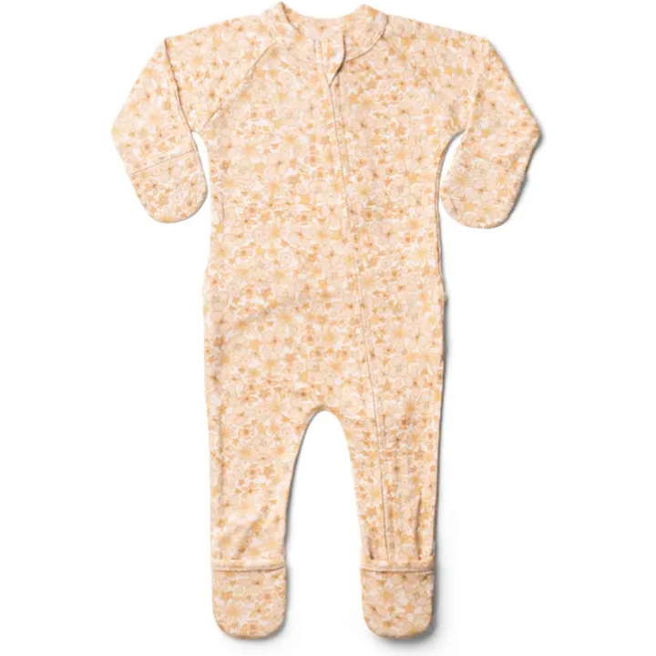 Goumi Footies 0-3M Footie Goumikids 0-3M Wildflowers 