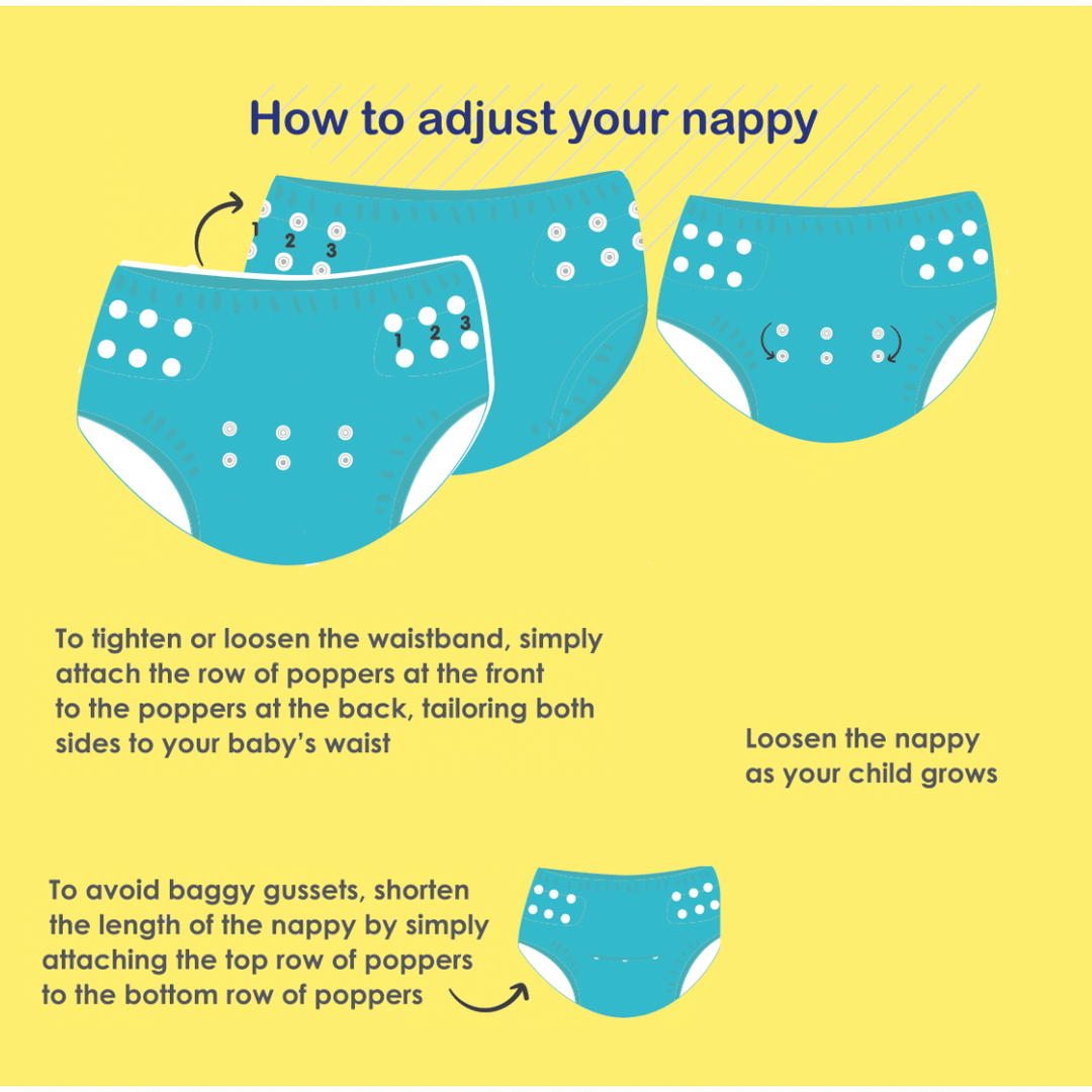 Splash About Size Adjustable Under Nappy Swim Diapers & Potty Learning Splash About   