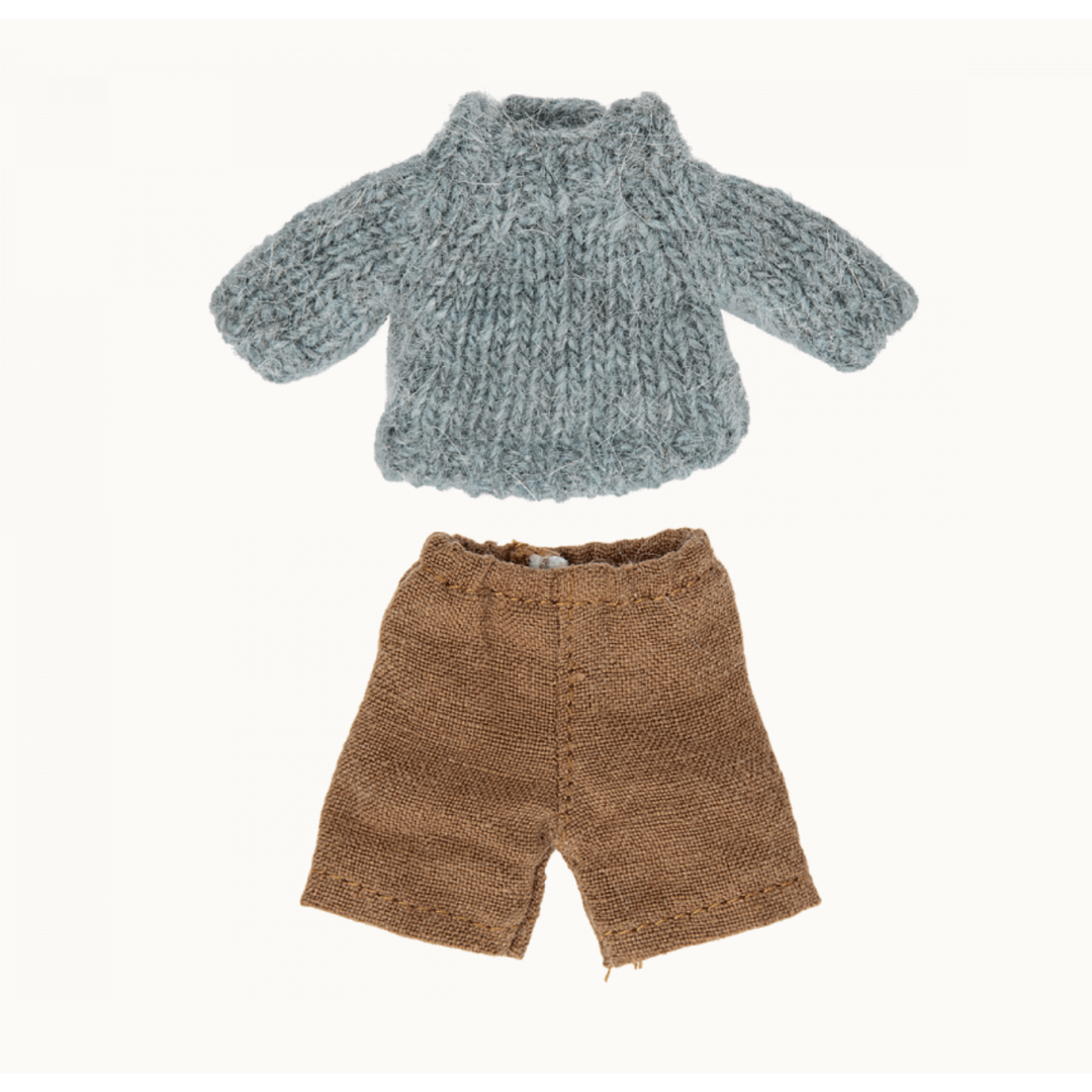 Maileg Big Brother Sweater and Pants Mice Maileg   