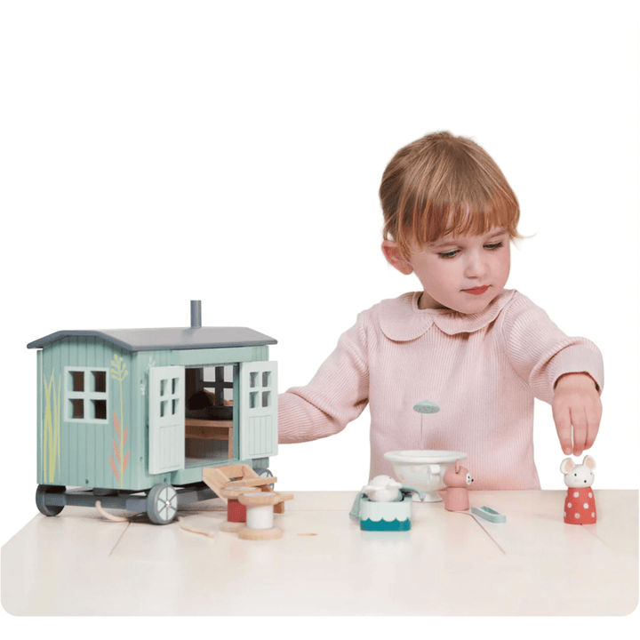 Tender Leaf Secret Meadow Shepherd's Hut Toddler And Pretend Play Tender Leaf Toys