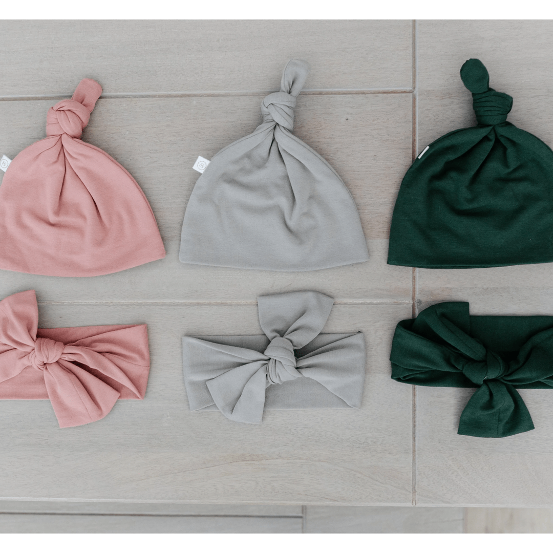 Saranoni Stretchy Bows Swaddles & Blankets Saranoni Dusty Rose  