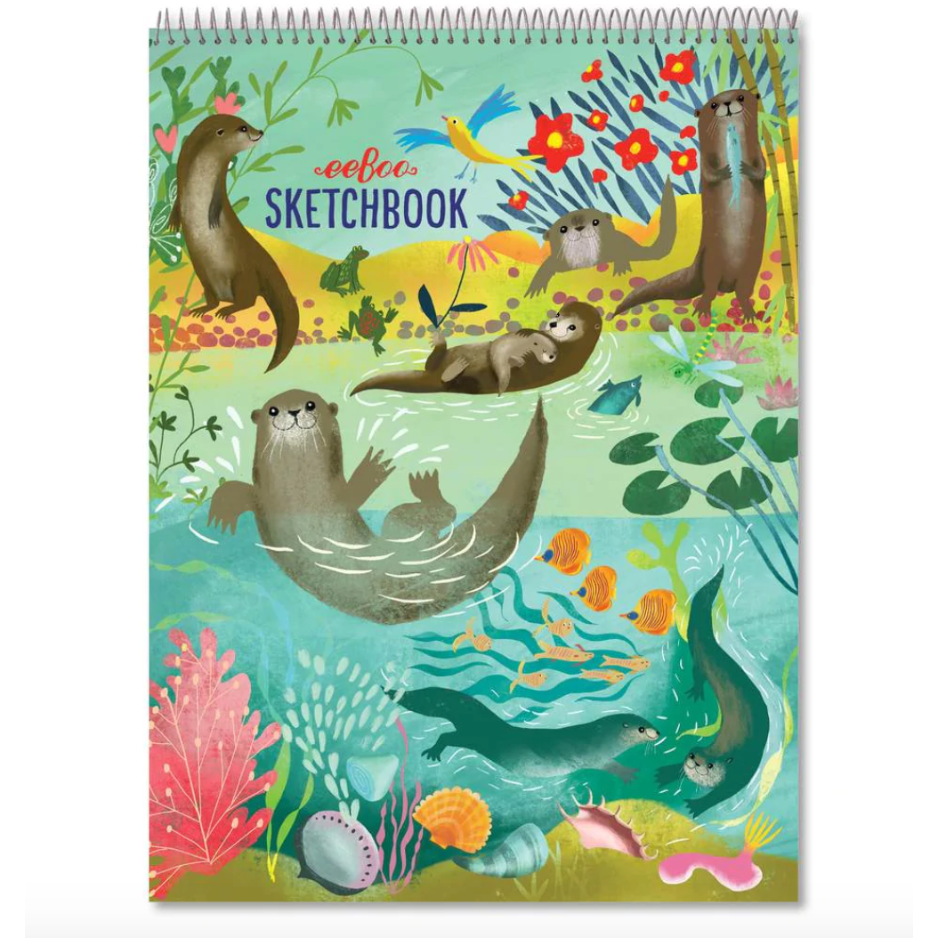 eeBoo Otters At Play Sketchbook Sketchbook eeBoo   