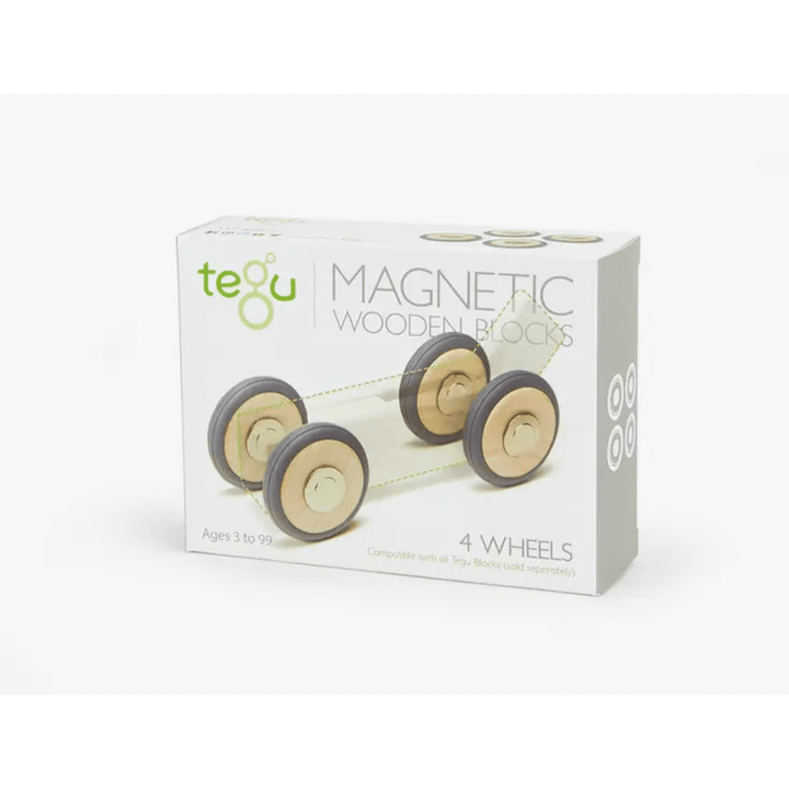 Tegu Wheels Four Pack Wooden Toys Tegu   