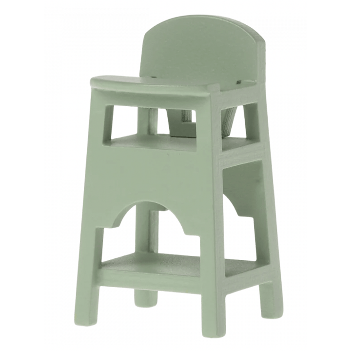 Maileg Mouse High Chair- Mint Mouse House furniture Maileg