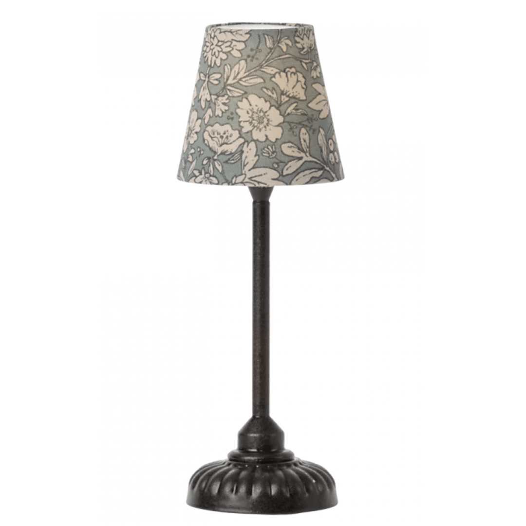Maileg Vintage Lamp, Mouse- Anthracite Dollhouses and Access. Maileg   