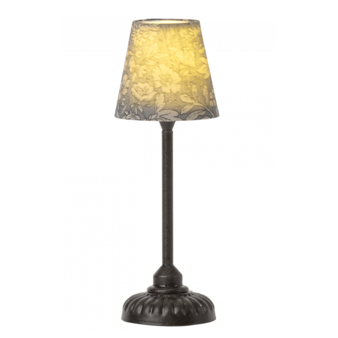 Maileg Vintage Lamp, Mouse- Anthracite Dollhouses and Access. Maileg   