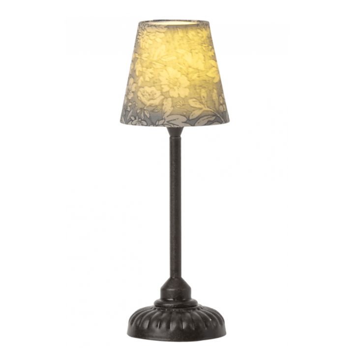 Maileg Vintage Lamp, Mouse- Anthracite Dollhouses and Access. Maileg   