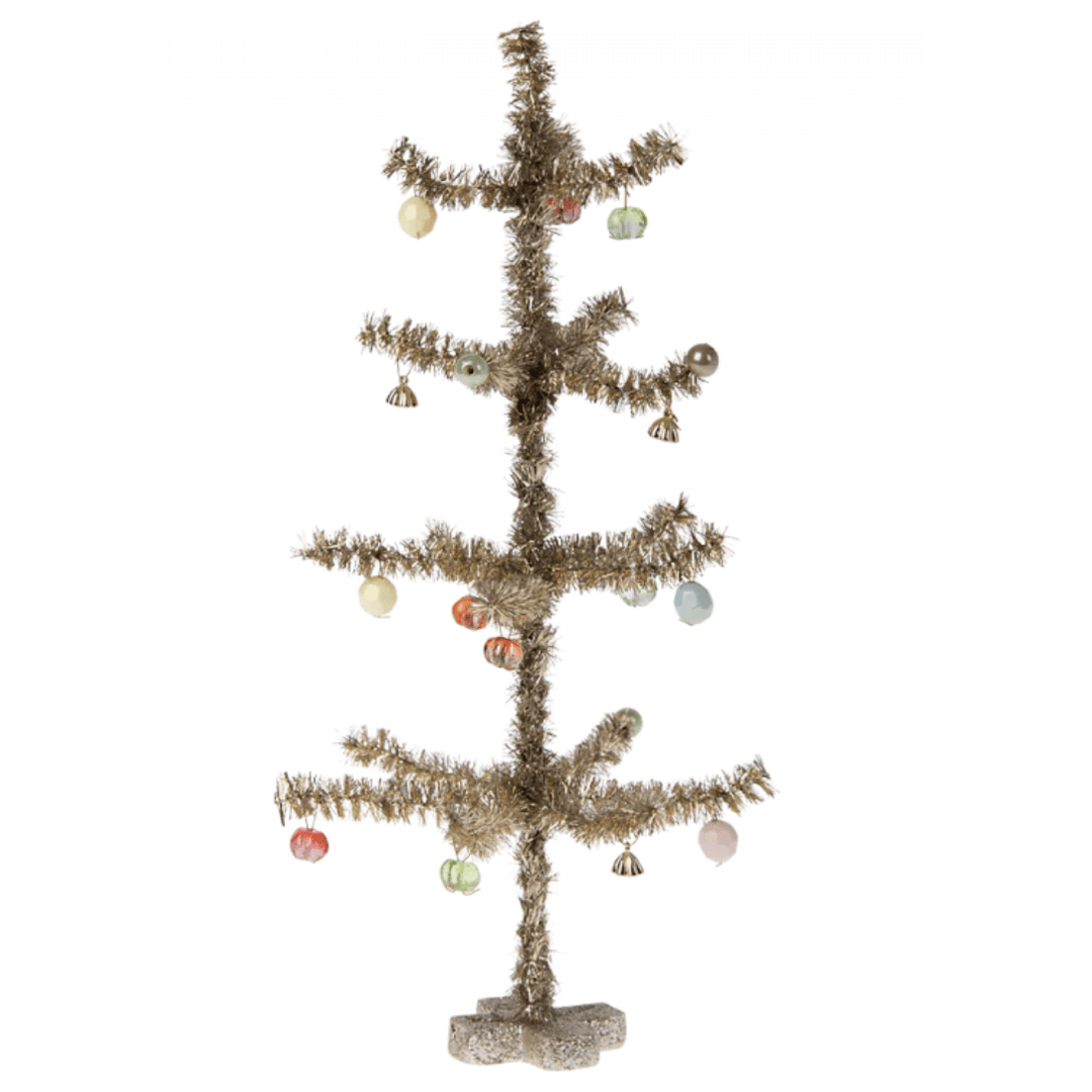 Maileg Christmas Tree, Mini-Gold Dollhouses and Access. Maileg   