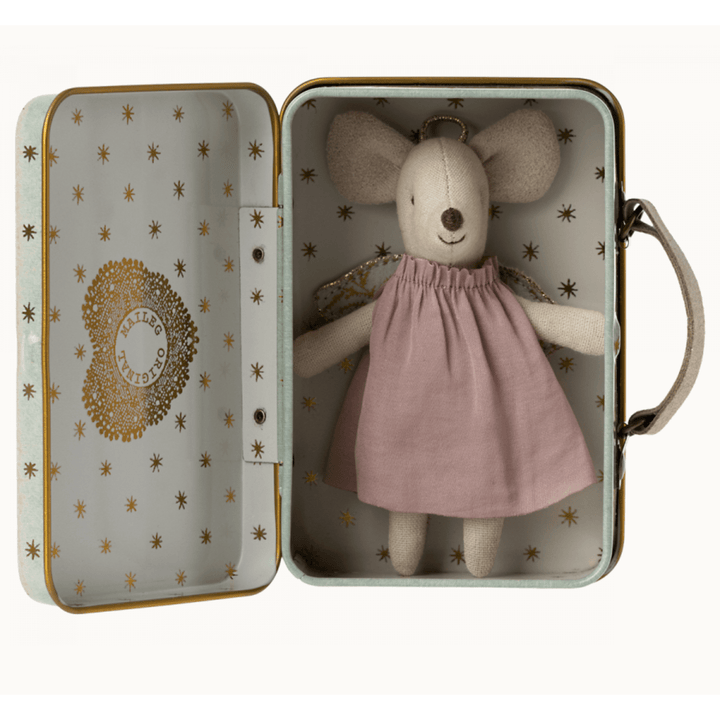 Maileg Angel Mouse In Suitcase Mice Maileg   