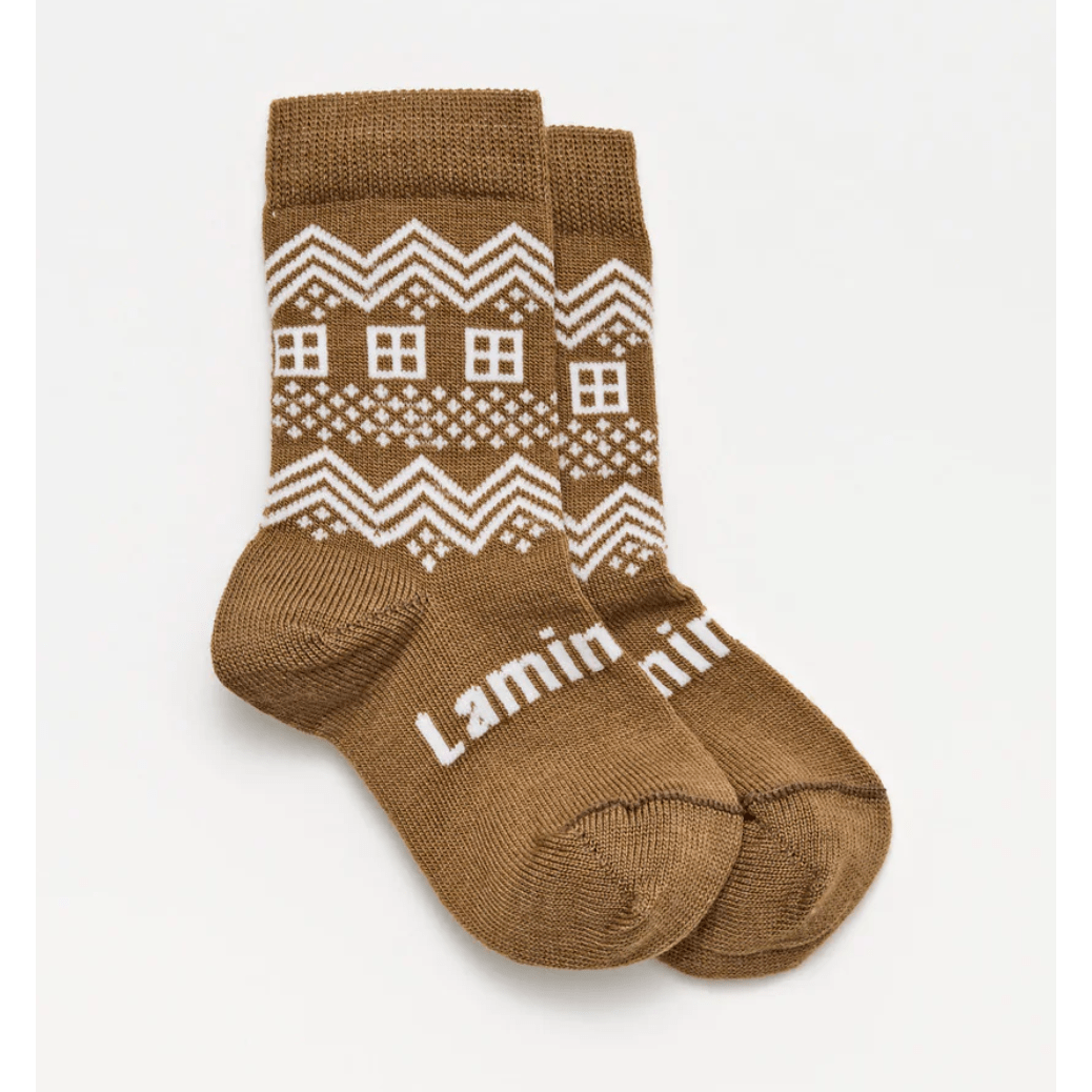 Lamington Gingerbread Crew Socks Socks Lamington   